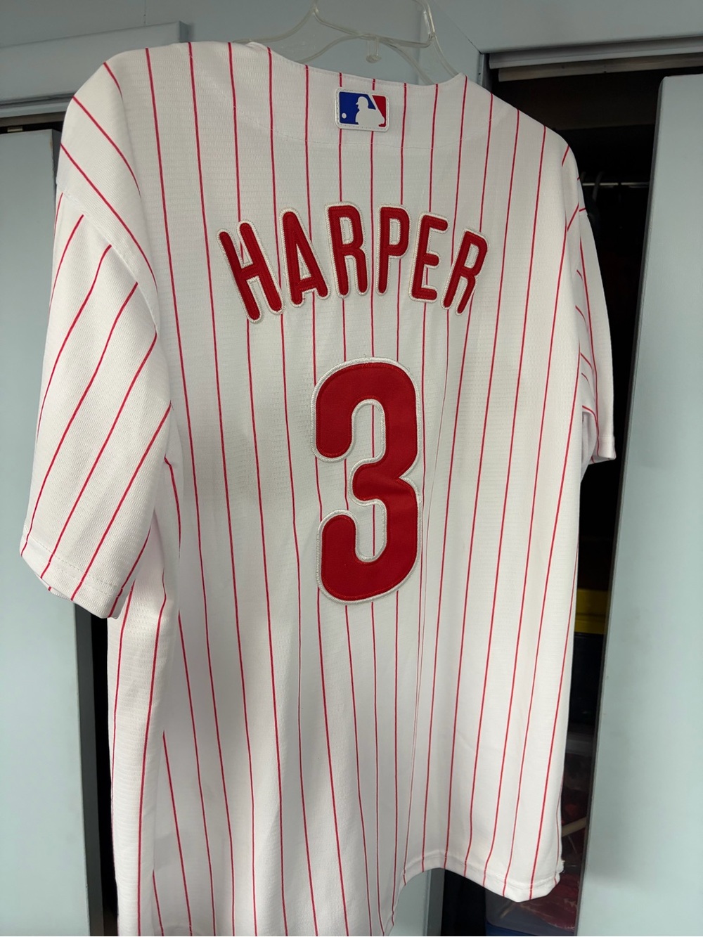 Philadelphia Phillies Bryce Harper nike MLB official home baseball jersey Small - Picture 7 of 12